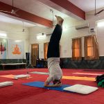 Gyakorlás az ashramban - Rishikesh, India